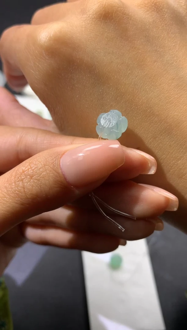 【闪购商品】定制翡翠未镶嵌卡9.6*5.9