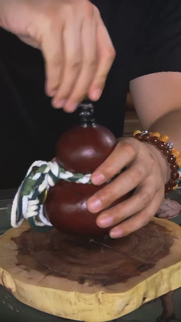 古艺大漆酒葫芦 编号14