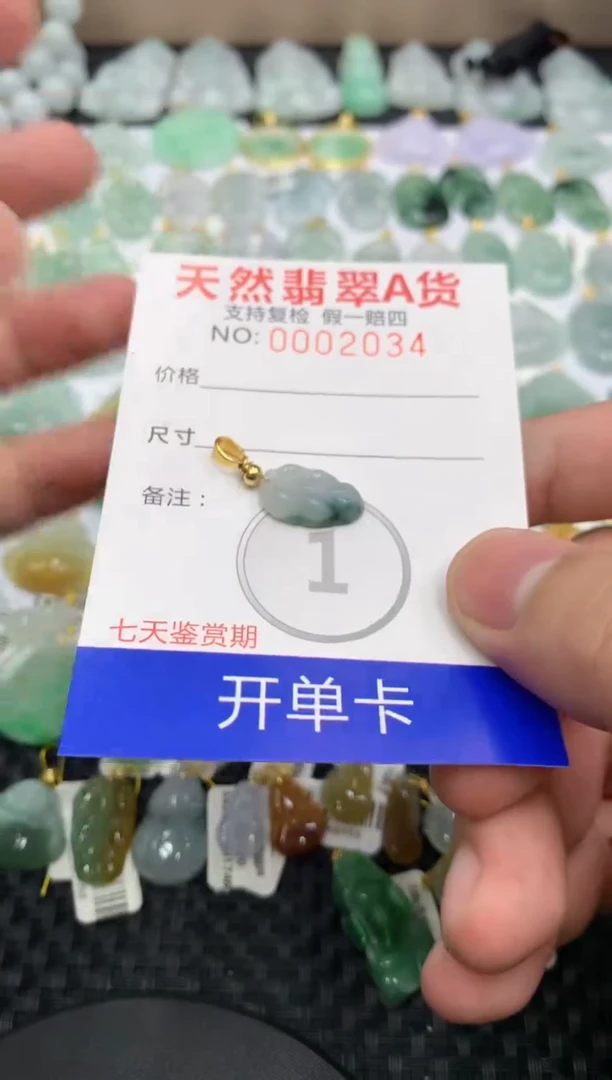 【闪购商品】翡翠颈饰未镶嵌11111111111