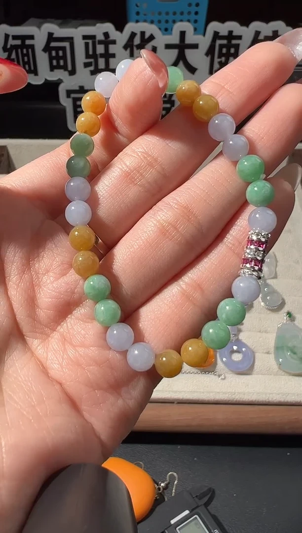 未镶嵌手串翡翠缅甸珠宝严选