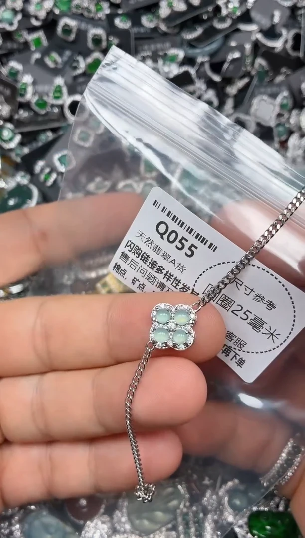 翡翠未镶嵌颈饰Q055手链