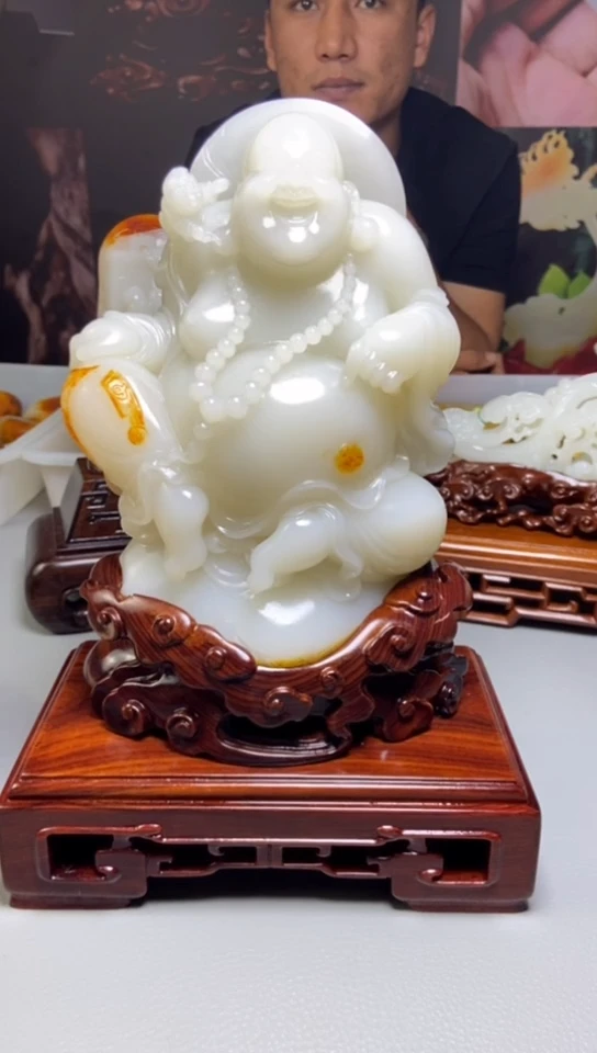未镶嵌和田玉摆件墨**…1
