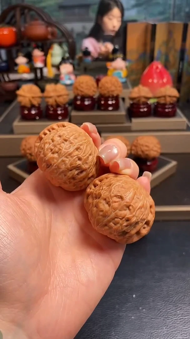 文玩核桃把件B943铁锤42