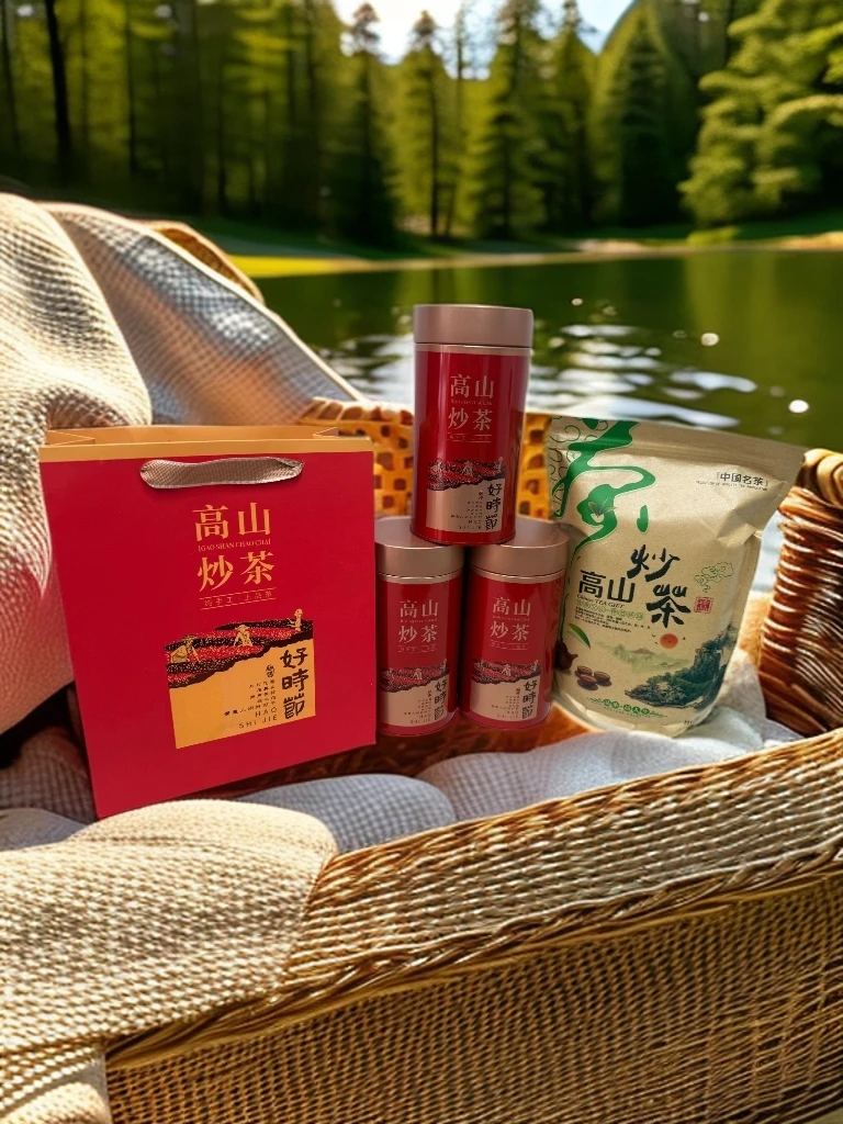 (小妖精)揭阳坪上高山炒茶 花香茶韵十足 回甘力强