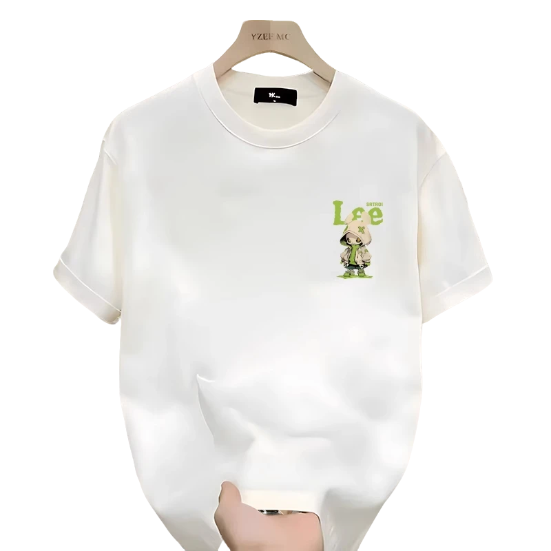 夏季新款时尚情侣款宽松短袖T恤男潮牌舒适暴力熊减龄男女同款潮