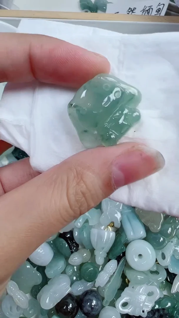 散珠翡翠927号链接，A货翡翠
