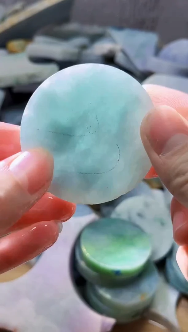 裸石翡翠天然翡翠A货古 南 486