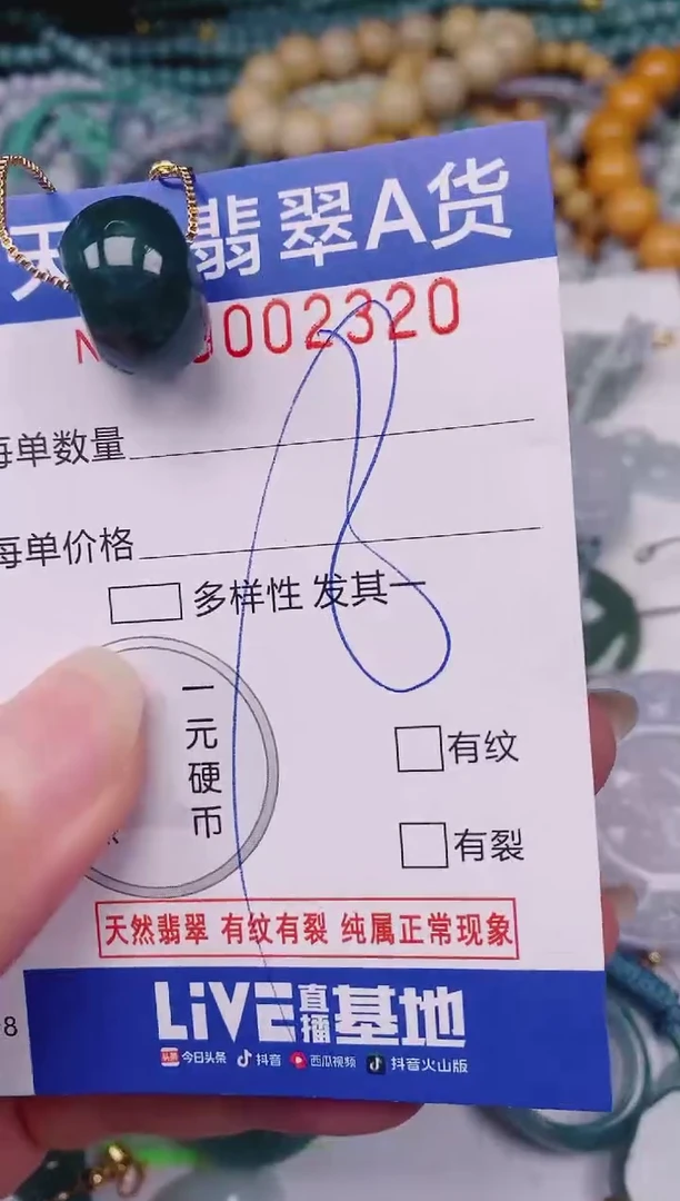 颈饰未镶嵌翡翠00002320