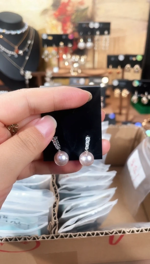合金925银锆石豆409