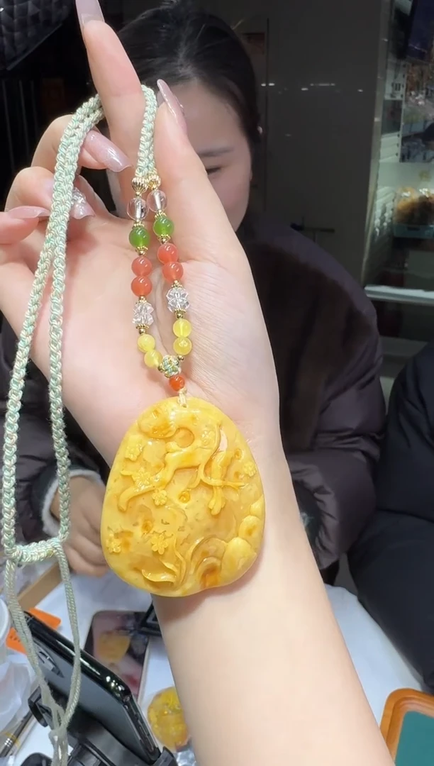 【闪购商品】蜜蜡颈饰未镶嵌多样性发一件 390
