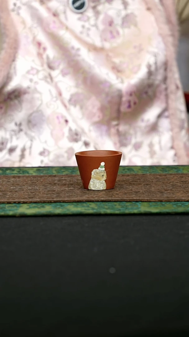 【闪购商品】小猫泥绘杯 一物见春