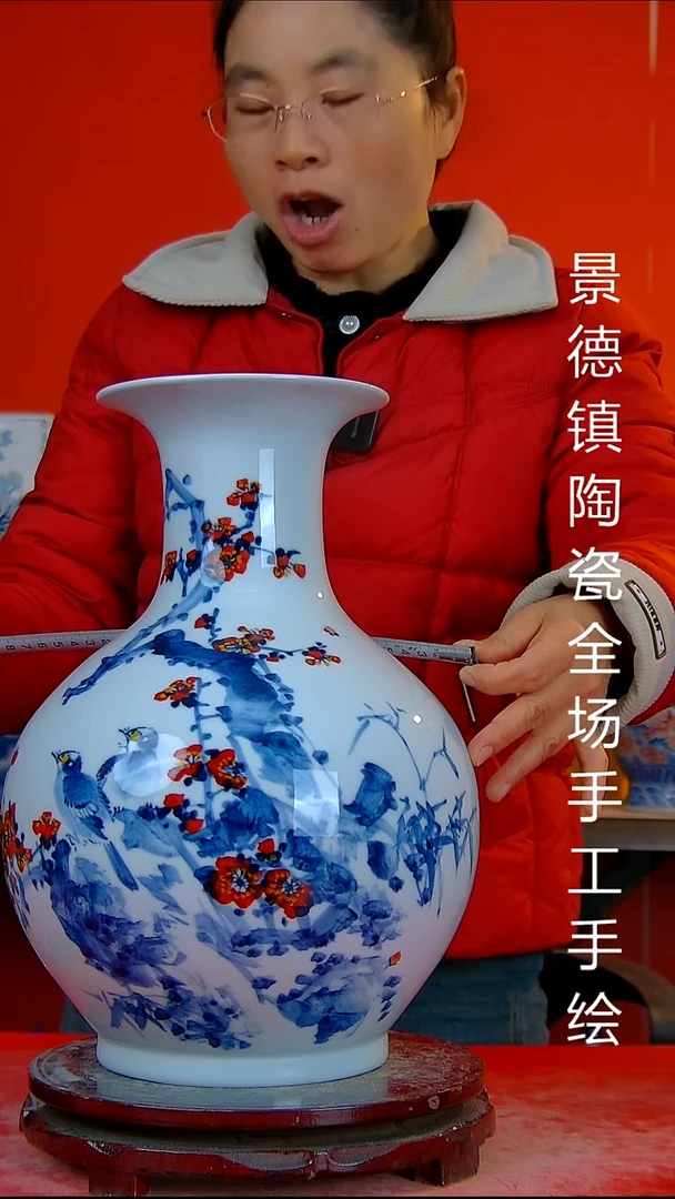 摆件陶瓷景德镇陶瓷 全场手工手绘