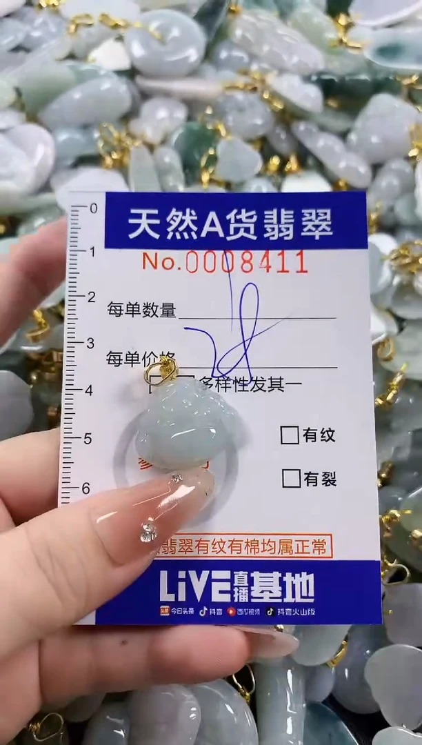 颈饰未镶嵌翡翠天然A货翡翠
