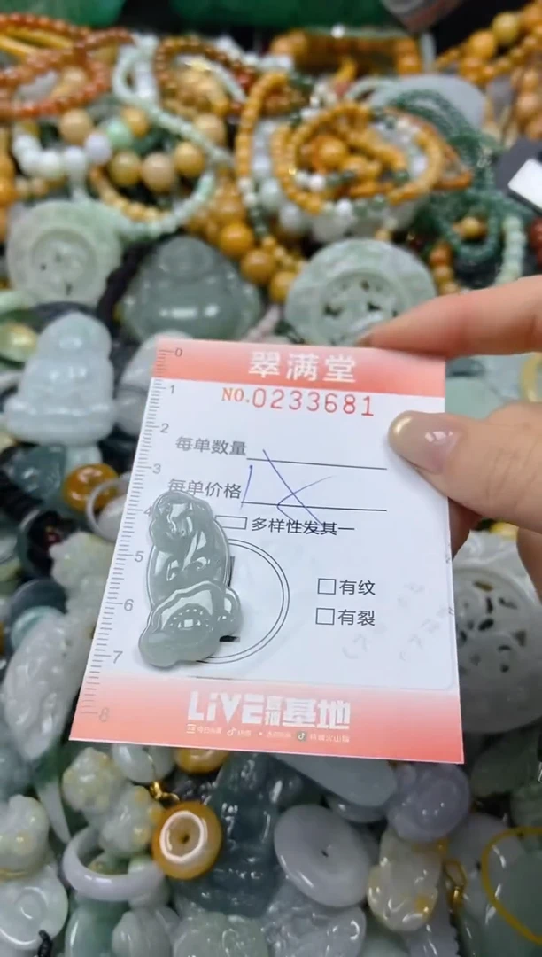 未镶嵌挂件翡翠闪购0233681