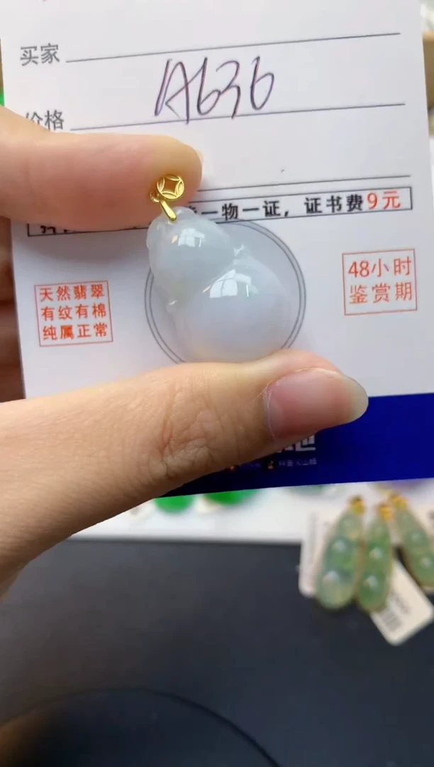颈饰未镶嵌翡翠天然缅甸A货翡翠