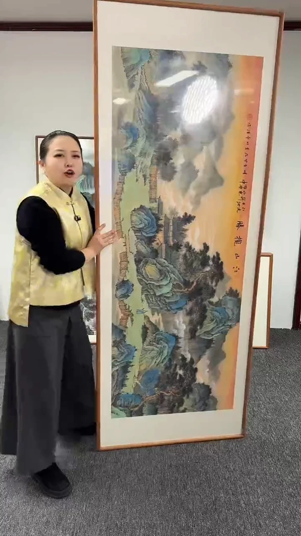 【闪购商品】国画江山揽胜210*80曹勇强老师