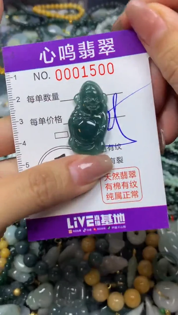 翡翠未镶嵌颈饰闪购001500