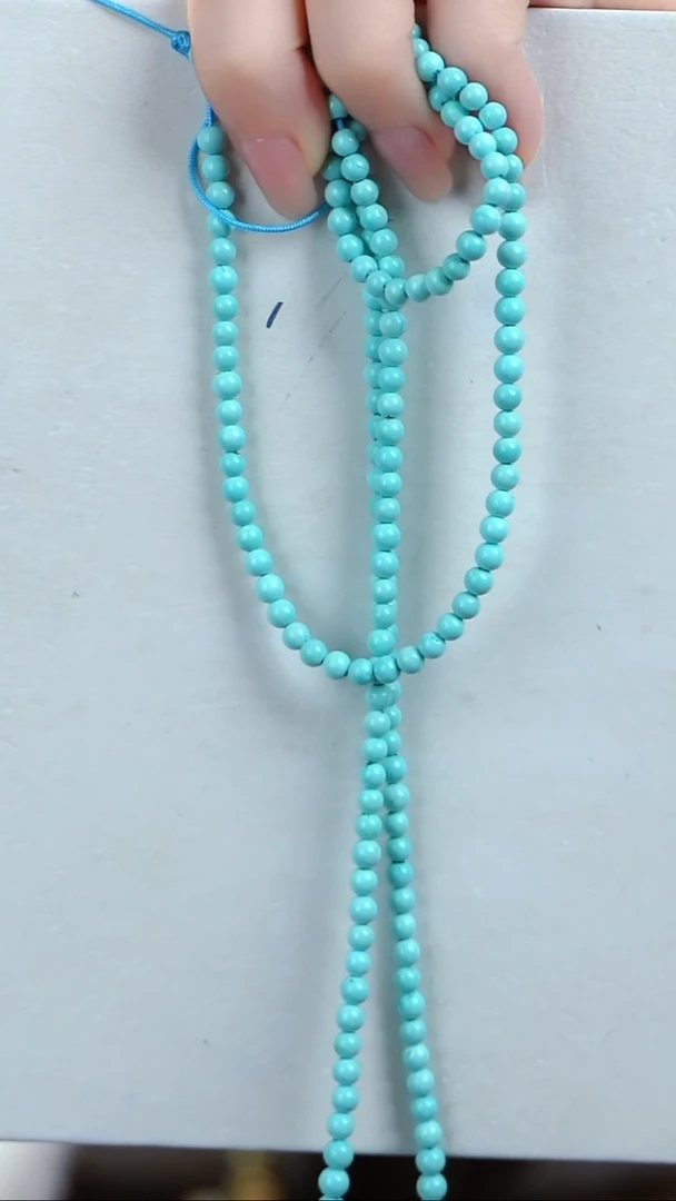 未镶嵌绿松石项链圆珠