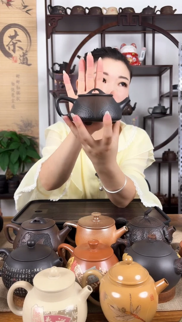 壶球孔 石瓢壶  建水紫陶