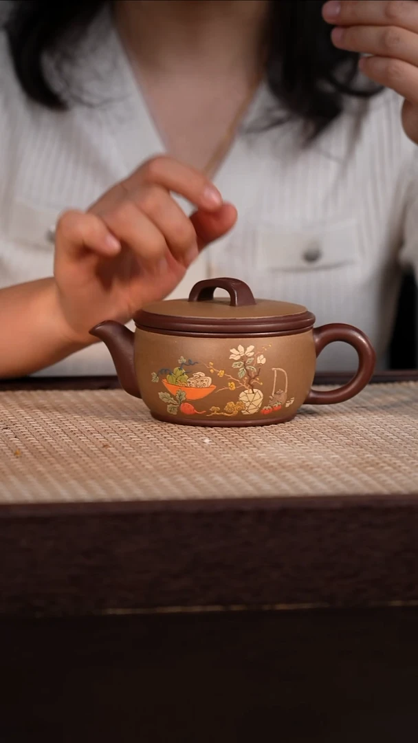 茶壶紫砂紫泥/段泥 220cc