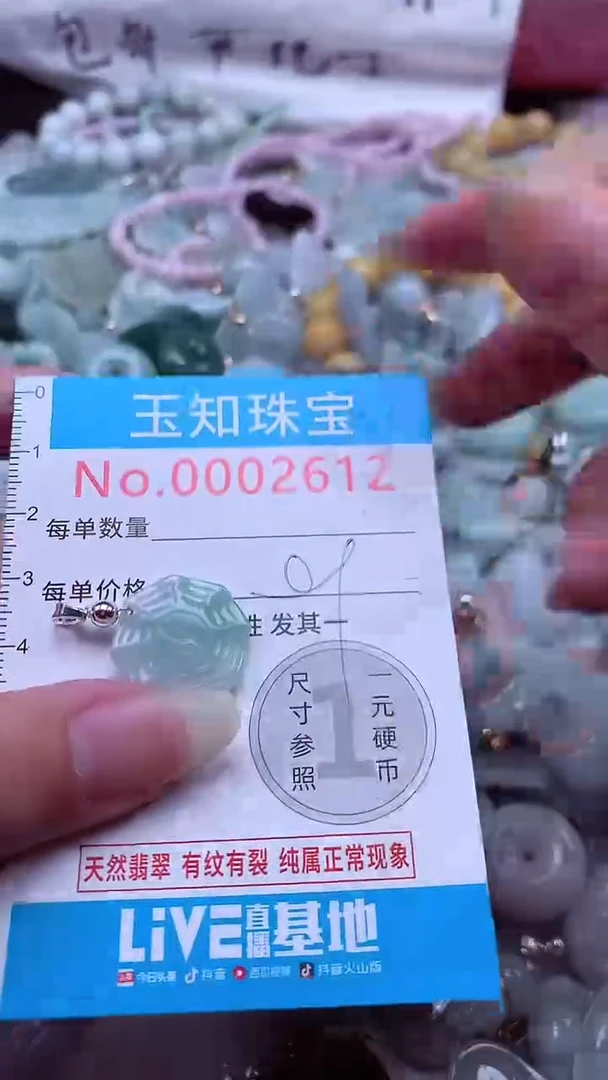 翡翠未镶嵌吊坠(不含链)2612