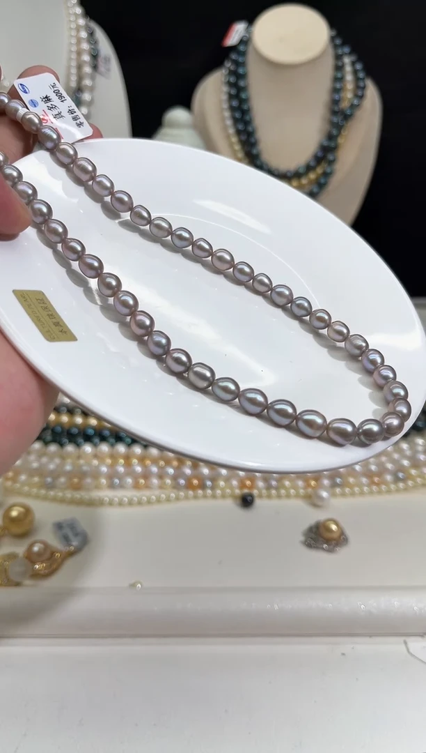 颈饰未镶嵌淡水珍珠真多麻美人泪项链