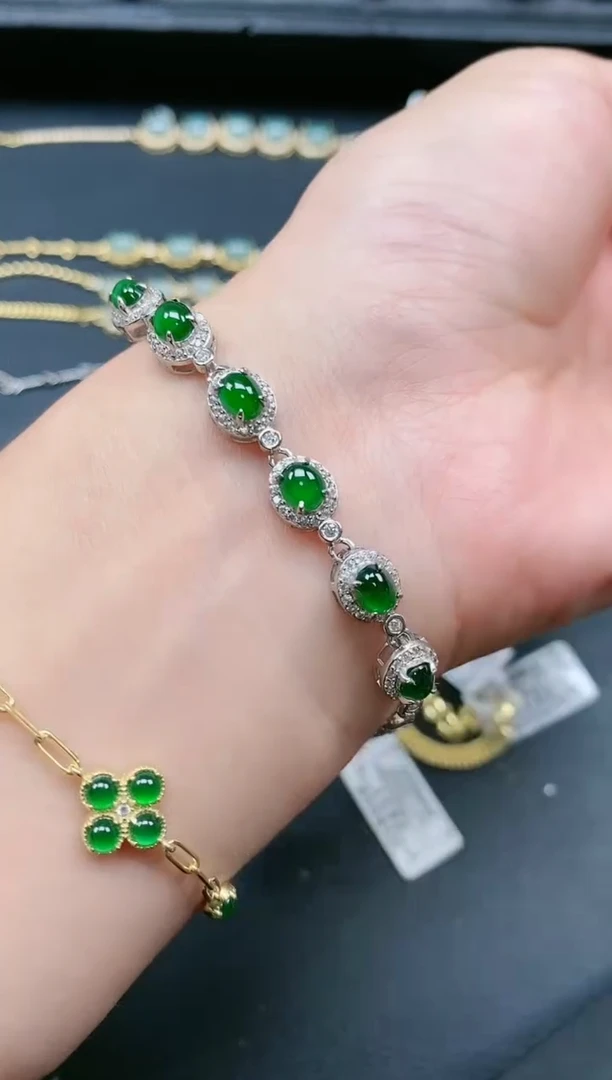 翡翠戒指银S925镶嵌11111