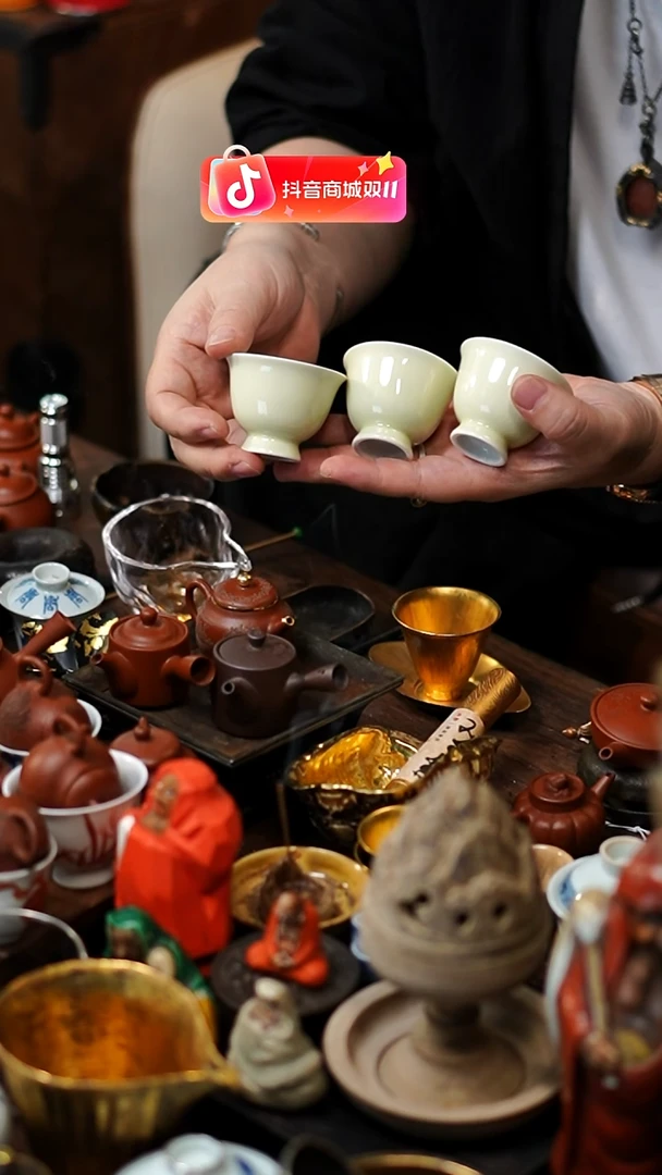 闪购79 3个茶杯 功夫茶道具