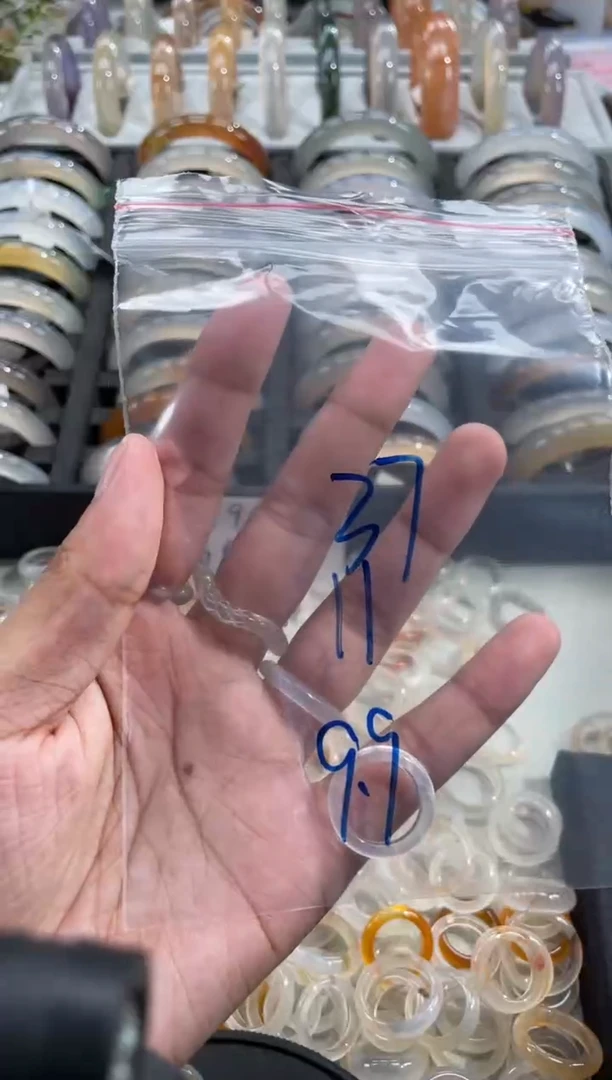 玛瑙/玉髓戒指未镶嵌37