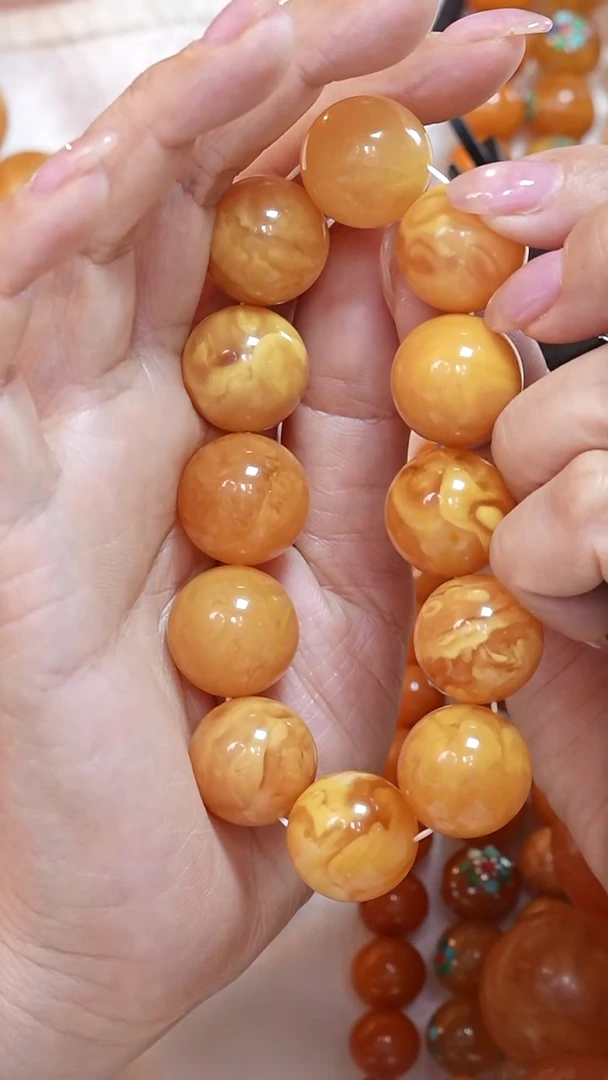 蜜蜡颈饰未镶嵌8494天然蜜蜡珠宝奇石云端妖孽全部保真