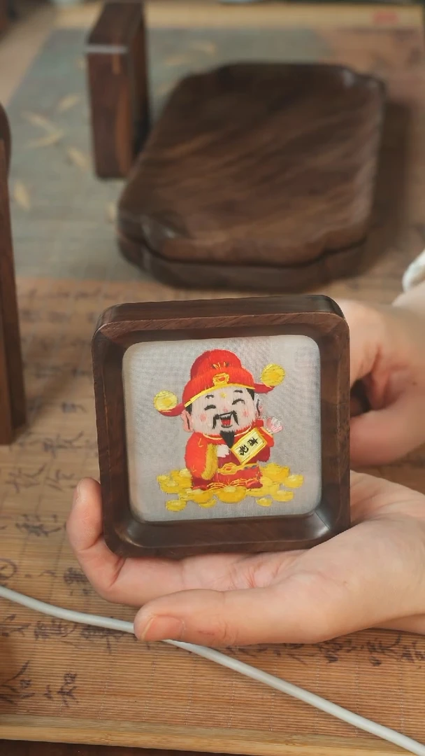 北美黑胡桃木苏绣937