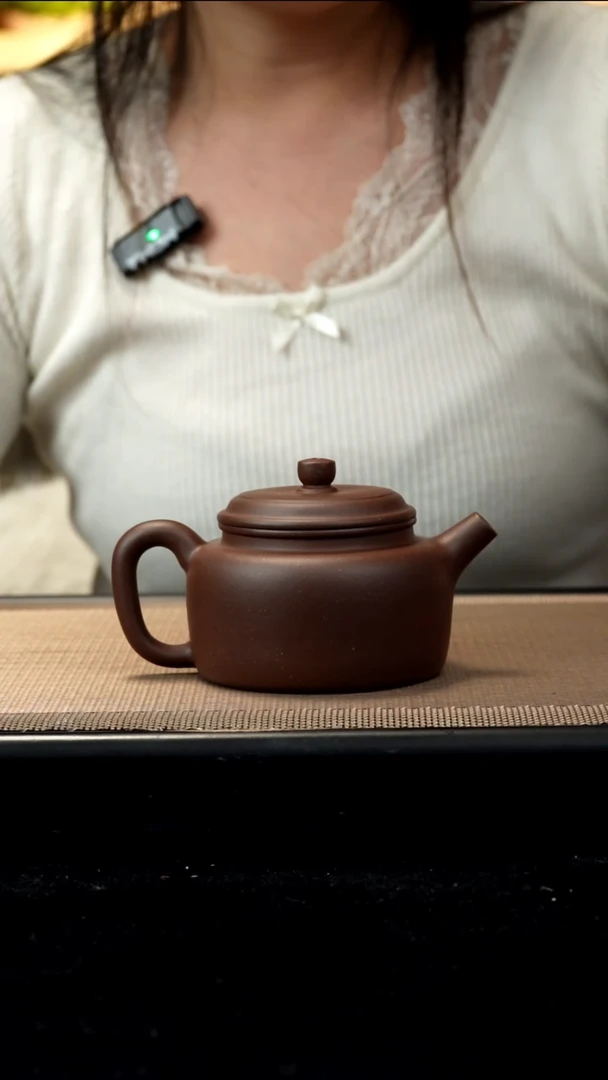 紫砂茶盏朱泥德钟220CC