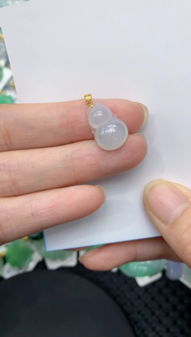 【闪购商品】翡翠颈饰18K金镶嵌11111111