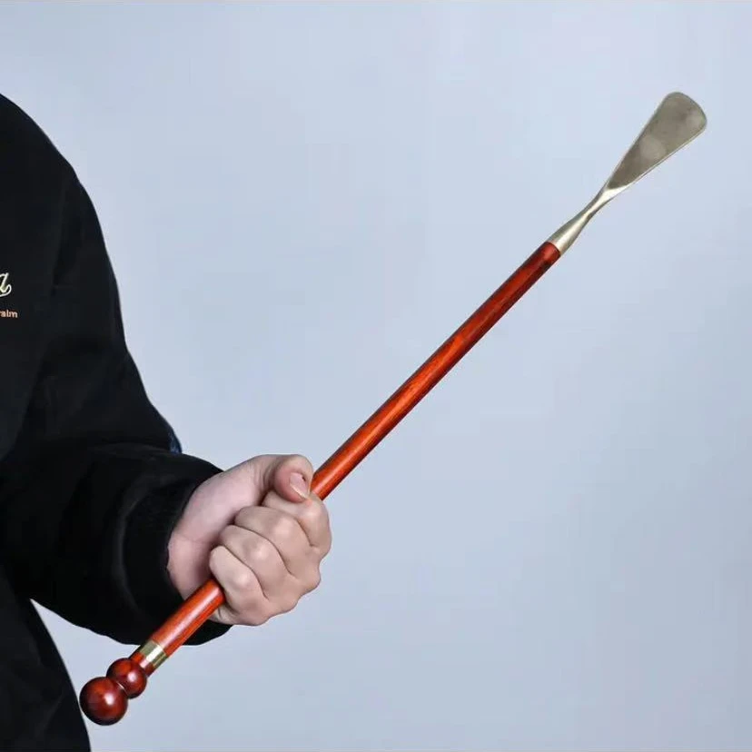 瑞木轩 非洲小叶紫檀鞋拔子 58cm