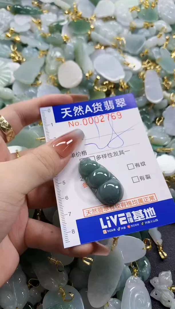 颈饰未镶嵌翡翠天然A货翡翠