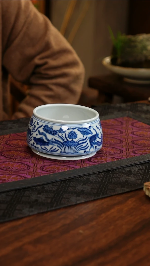 【闪购商品】杯子莹焰堂鱼藻茶洗