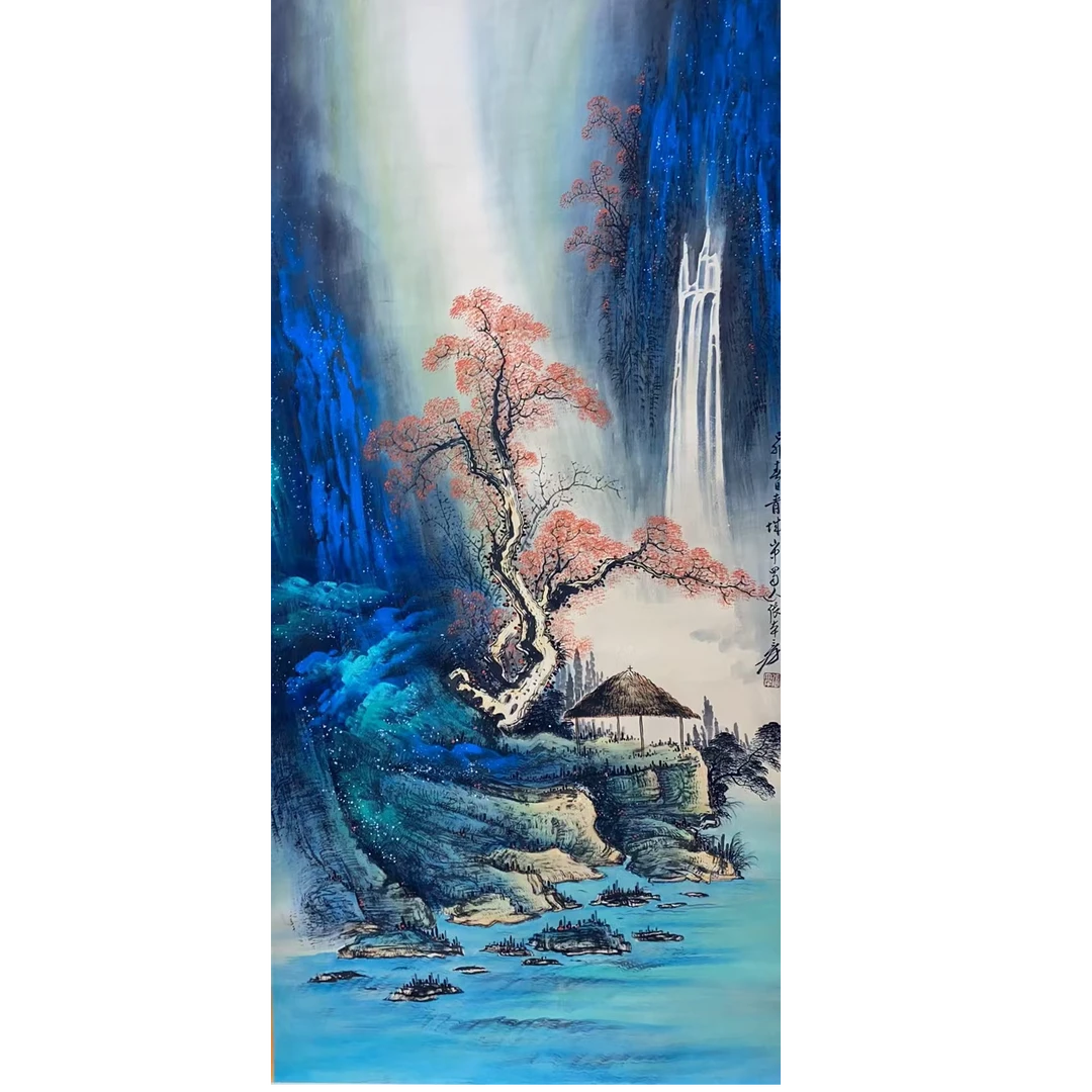 盛世佳作中堂山水立轴80.150 10.8平尺