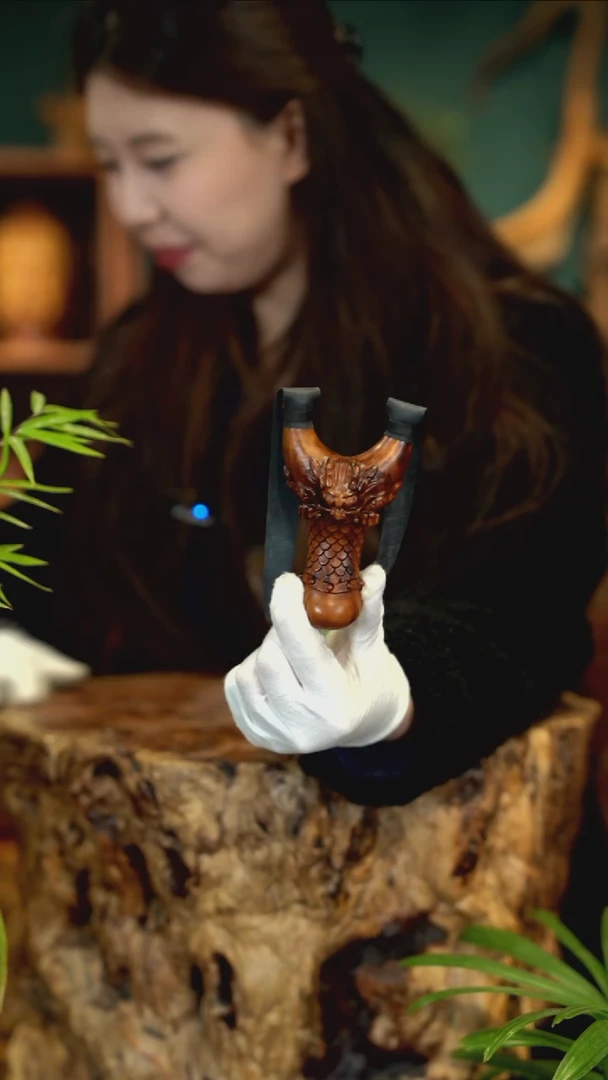 木雷击枣木弹弓