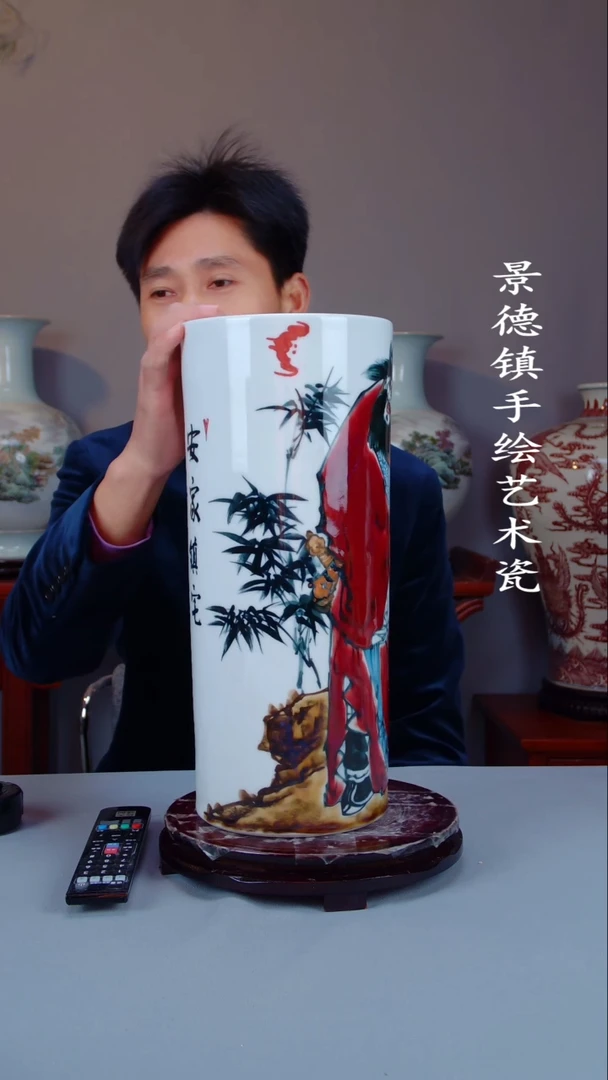 摆件陶景德镇手工手绘陶瓷摆件景德镇手工手绘陶瓷摆件39