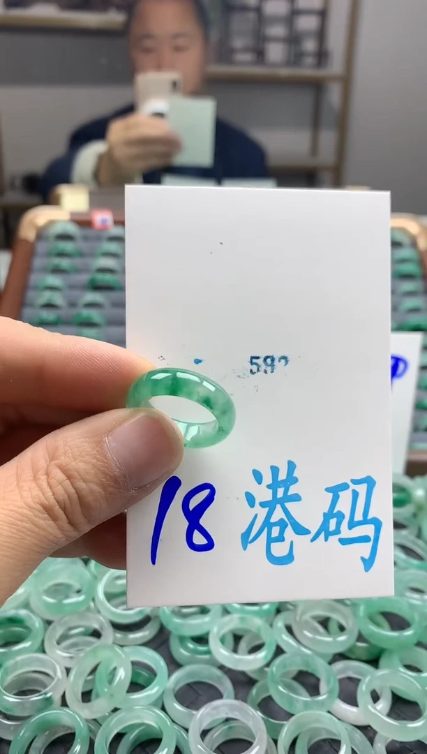 未镶嵌戒指石英质玉非洲翠