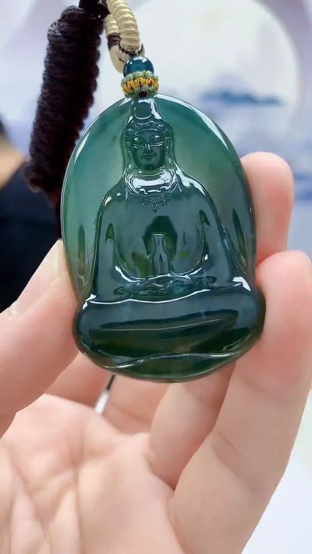 定制翡翠未镶嵌4898bb-毛货挂件65