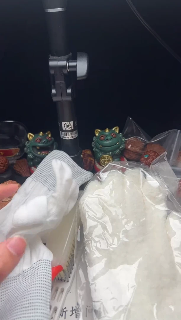 把件桃核刷子手套