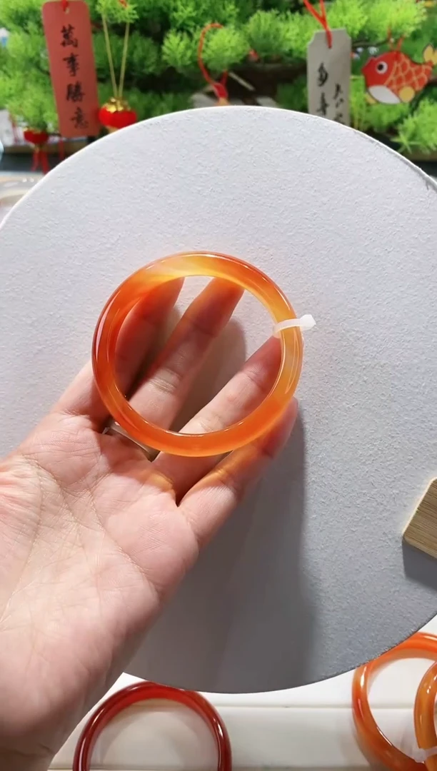 【闪购商品】玛瑙/玉髓手镯未镶嵌5-56