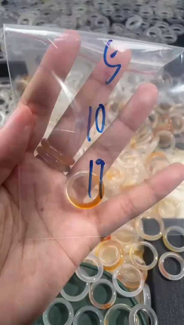 玛瑙/玉髓戒指未镶嵌5