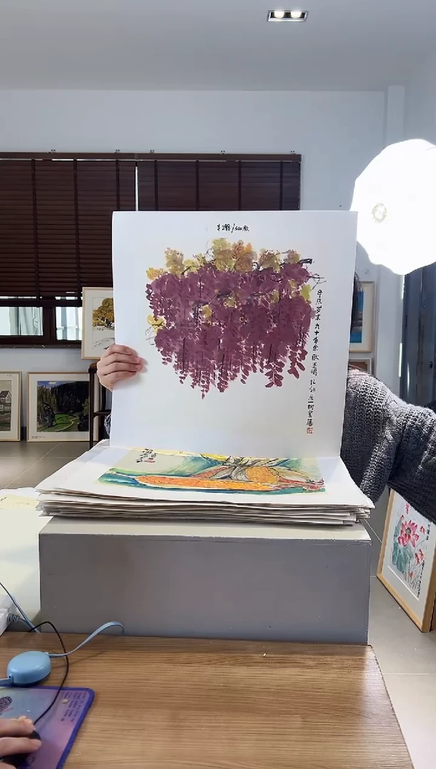 【闪购商品】版画限量亲签盖章版画S