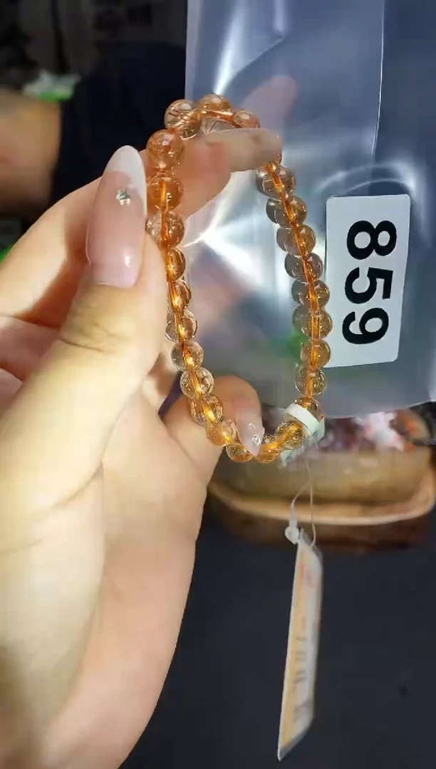 水晶手串未镶嵌手串859