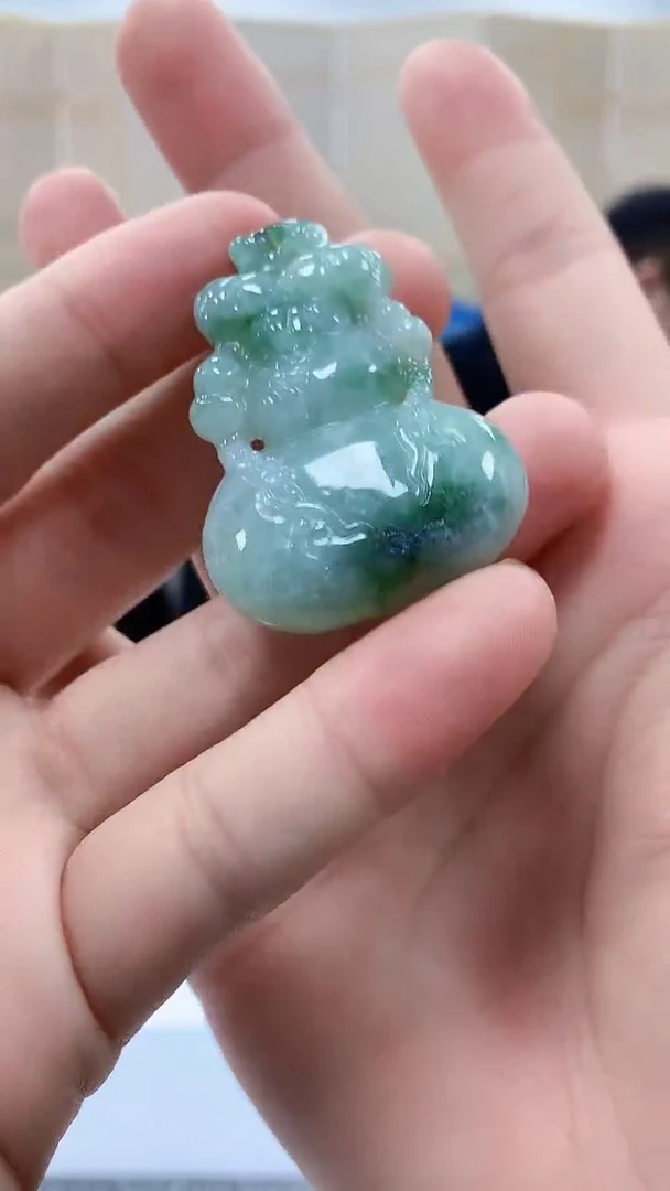 【闪购商品】定制翡翠未镶嵌5152bb-毛货挂件23