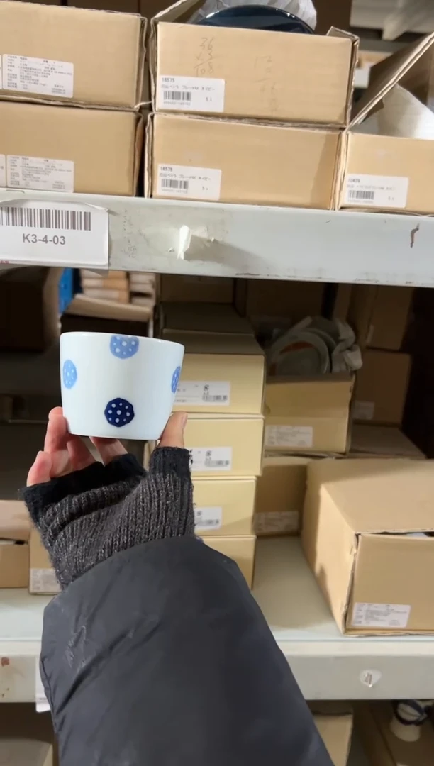 【闪购商品】瓷片（D）れんこん　ソバ猪口