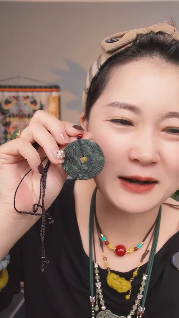 未镶嵌岫玉吊坠花钱吊坠多样性发货一件