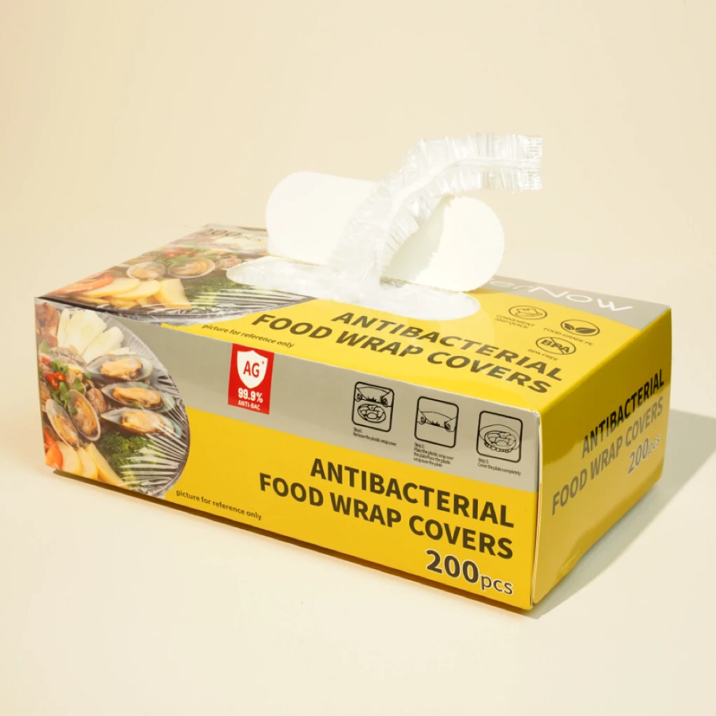 保鲜膜罩食品级家用厨房冰箱抽取透明松紧防尘